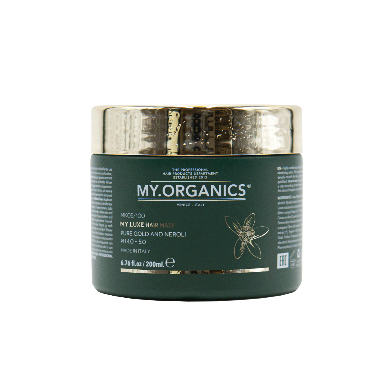 MY.LUXE Hair Mask - Pure Gold and Neroli (200ml)