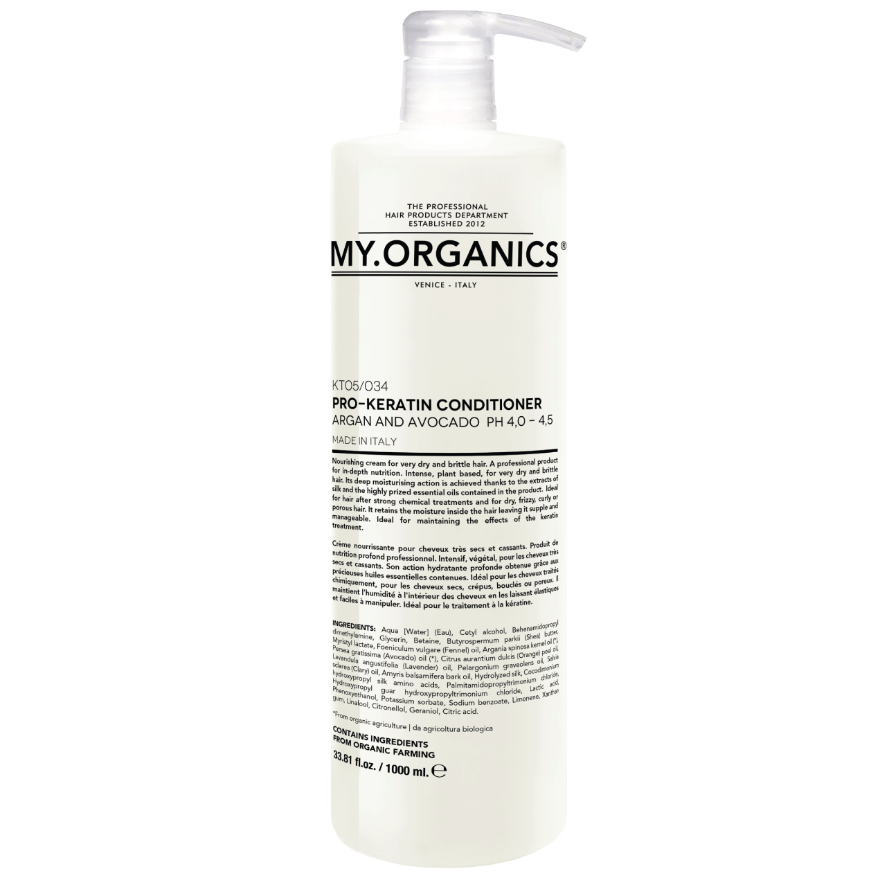 PRO-KERATIN Conditioner - Argan and Avocado