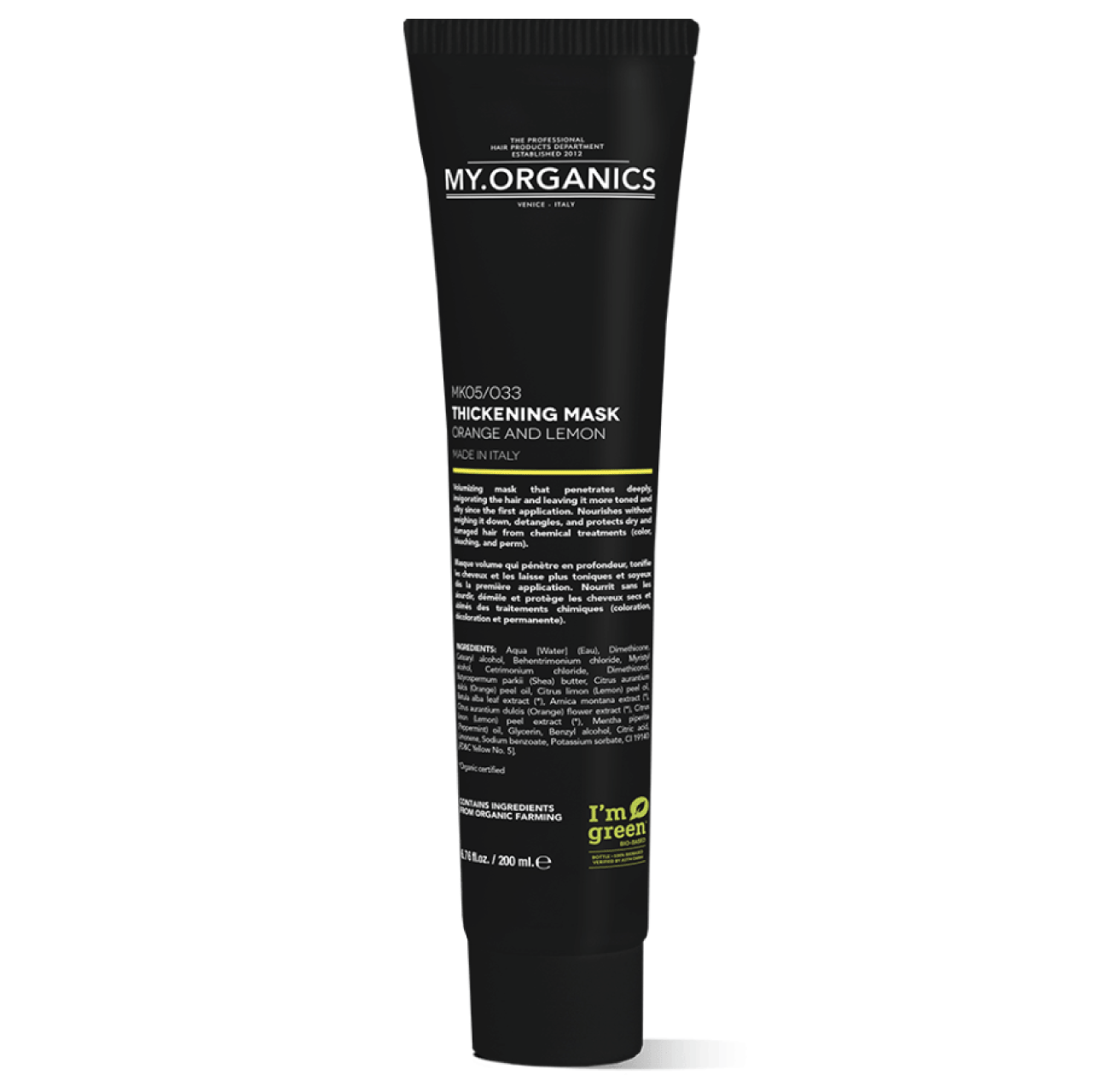 THICKENING Mask - Orange and Lemon