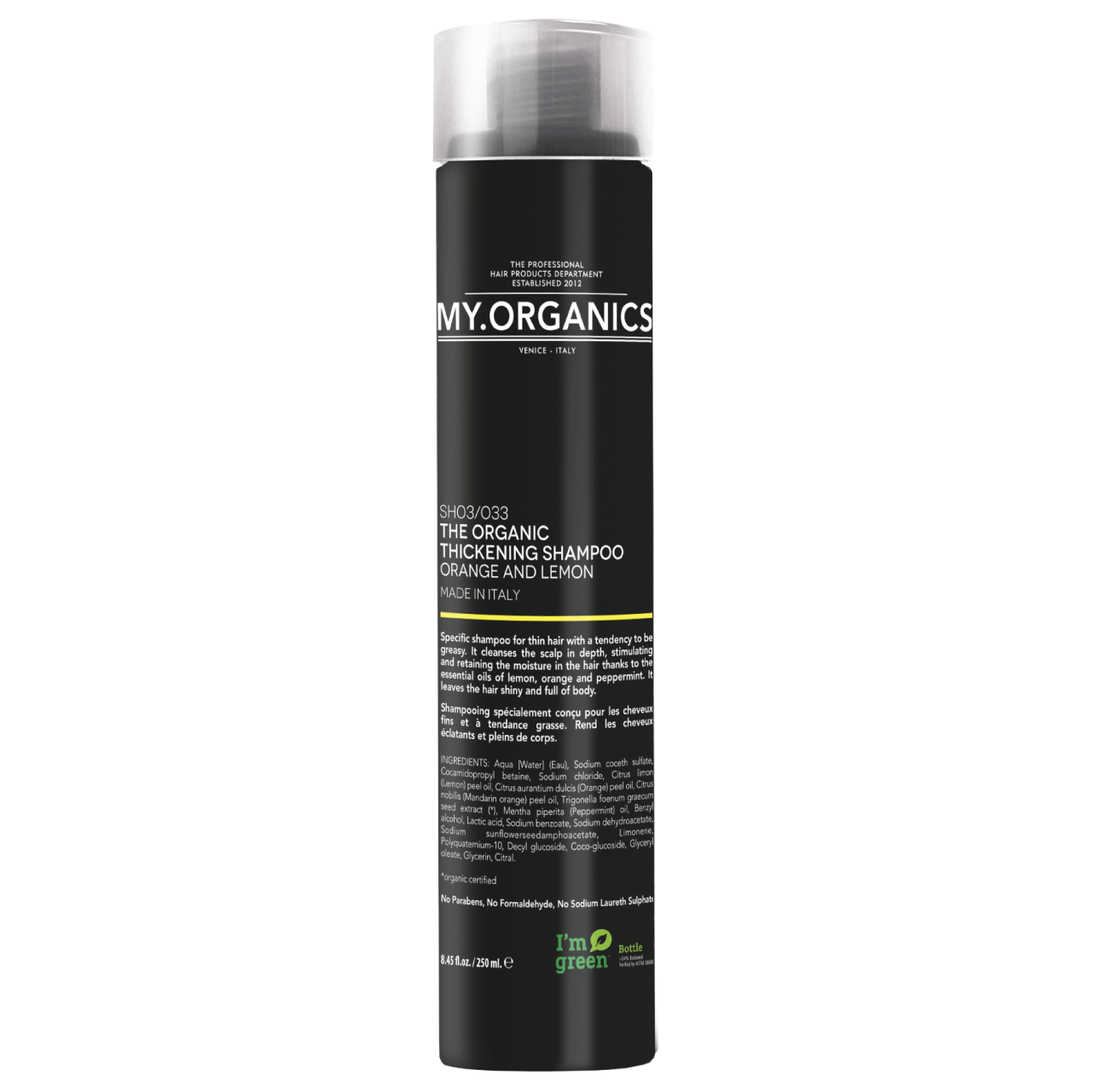 THICKENING Shampoo - Orange and Lemon