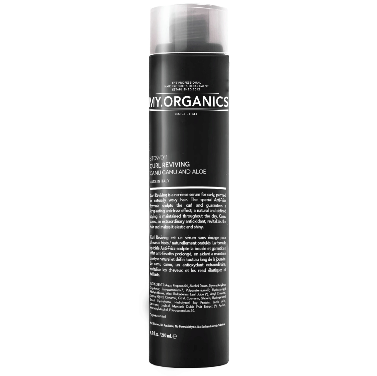 The Organic CURL REVIVING Leave-in Serum (200ml)