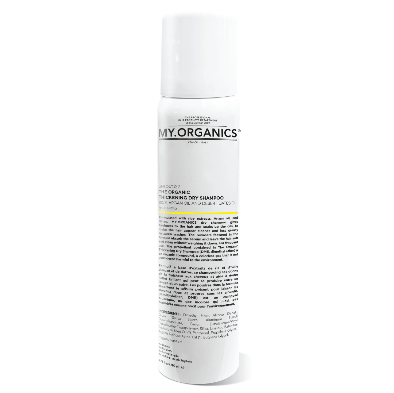 The Organic THICKENING Dry Shampoo (200ml)